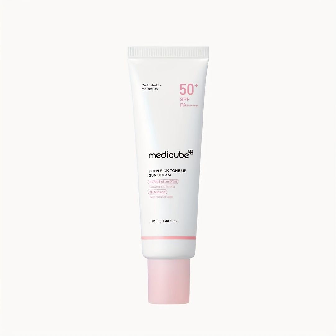 Medicube PDRN Pink Tone Up Sun Cream – Glow, Protection & Skin Repair SPF Care