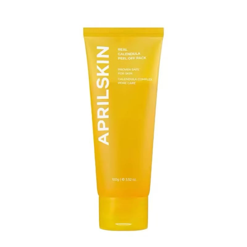 APRILSKIN Real Calendula Peel Off Pack – Pore Care & Brightening Peel-Off Mask