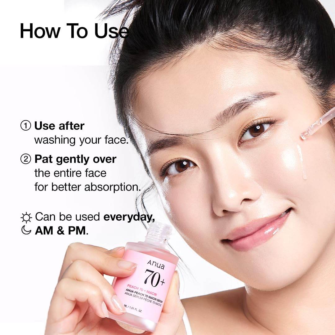 ANUA Peach 70 Niacinamide Serum ( The Savings Spot Sale ) - The Body Essential