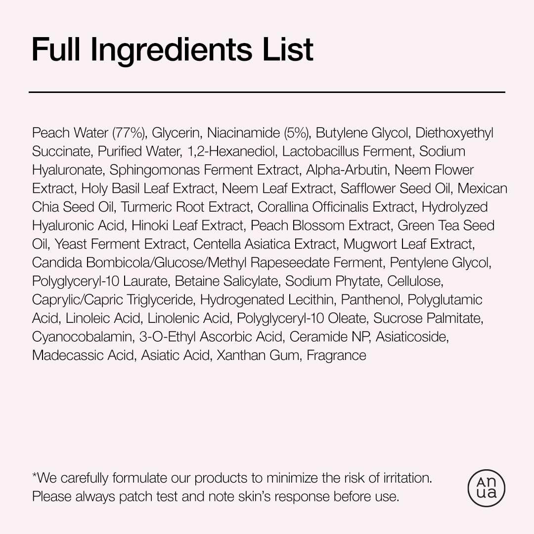 ANUA Peach 70 Niacinamide Serum ( The Savings Spot Sale ) - The Body Essential