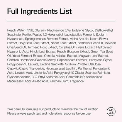 ANUA Peach 70 Niacinamide Serum ( The Savings Spot Sale ) - The Body Essential