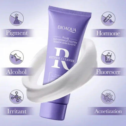 BIOAOUA Deep Cleaning for Retinol Face Wash Whitening Anti-Aging Facial Wash