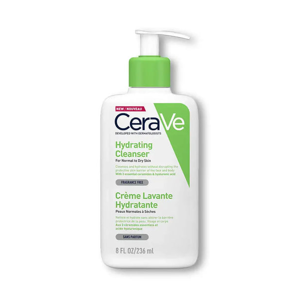 CeraVe Hydrating Facial Cleanser | Normal to Dry Skin | Fragrance-Free 236ml
