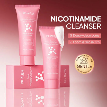 BIOAQUA Nicotinamide Cleanser | Rejuvenate Tender Skin Gentle Moisture