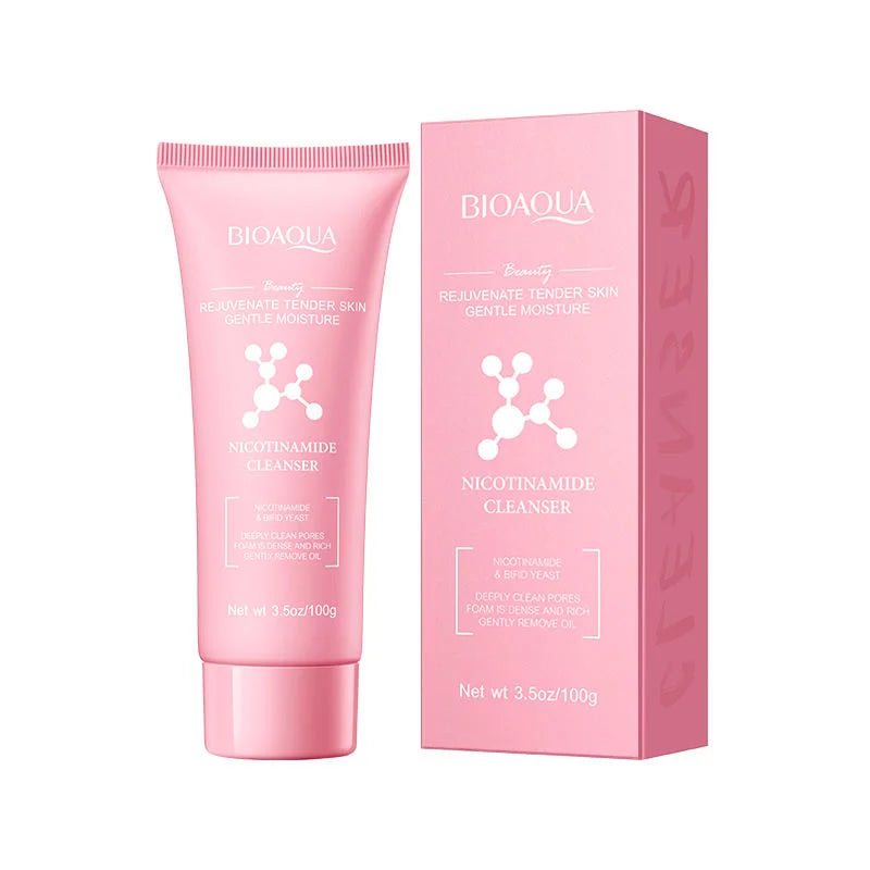 BIOAQUA Nicotinamide Cleanser | Rejuvenate Tender Skin Gentle Moisture
