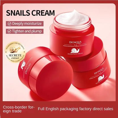 BIOAQUA Snail Face Cream – Firming, Moisturizing & Skin Elasticity Booster