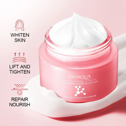 BIOAQUA Nicotinamide Face Cream | Moisturizing Radiant Delicate Skin