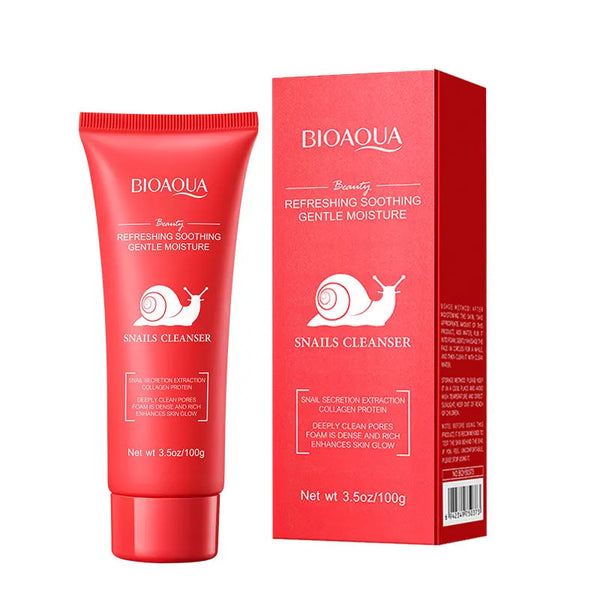 BIOAQUA Snail Cleanser – Refreshing, Soothing & Gentle Moisture Facial Wash