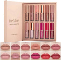 Handaiyan 12-Piece Lip Set: Matte & Gloss for Every Look– Versatile Lip Color Collection