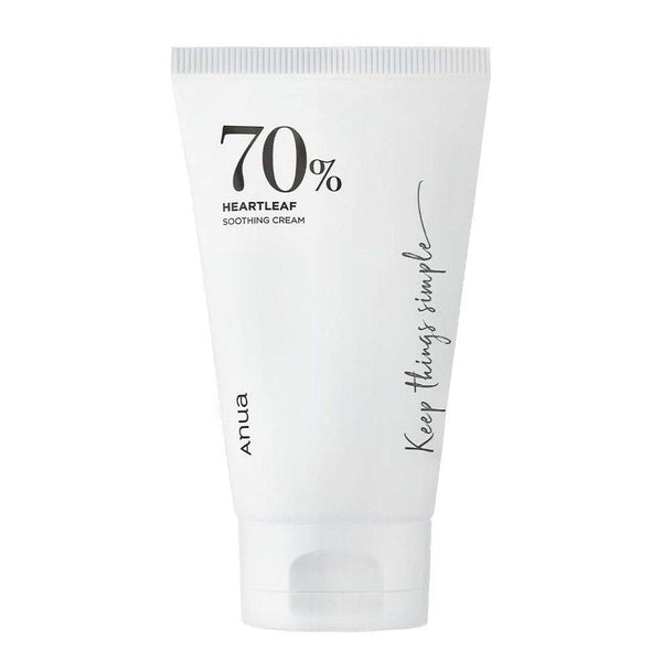 ANUA Heartleaf 70% Soothing Cream | Calming Moisturizer for Sensitive Skin