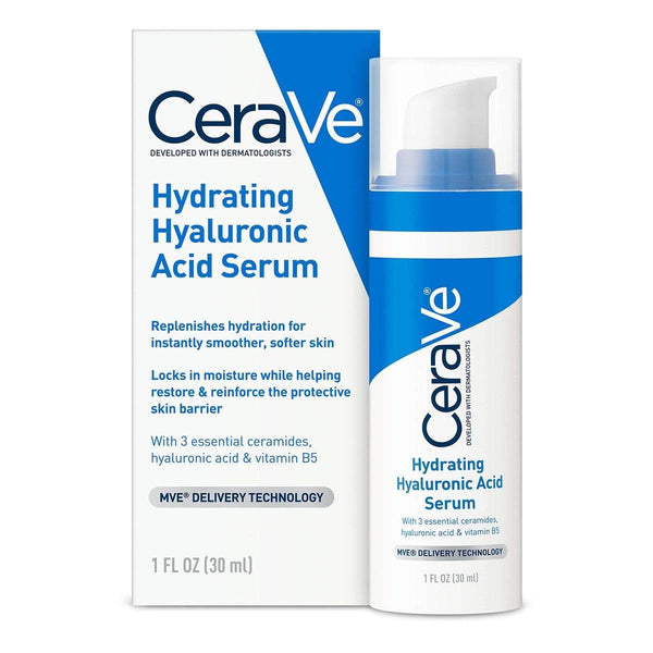 CeraVe Hydrating Hyaluronic Acid Serum – Deep Hydration & Skin Barrier Support