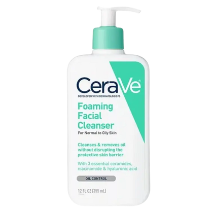 CeraVe Foaming Facial Cleanser | Oily Skin to Normal