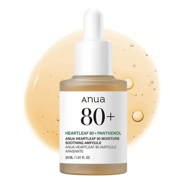 ANUA Heartleaf 80% + Panthenol Ampoule | Soothing & Repairing Serum