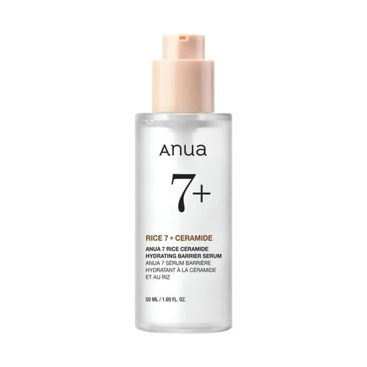 Anua Rice 7+ Ceramide Hydrating Barrier Serum 50ml | Rice & Ceramide Serum for Hydrated, Smooth & Radiant Skin