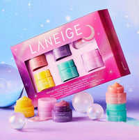 LANEIGE Midnight Minis Lip Sleeping Mask Set 5-Piece | Berry, Gummy Bear, Mango, Mint Choco & Sweet Candy