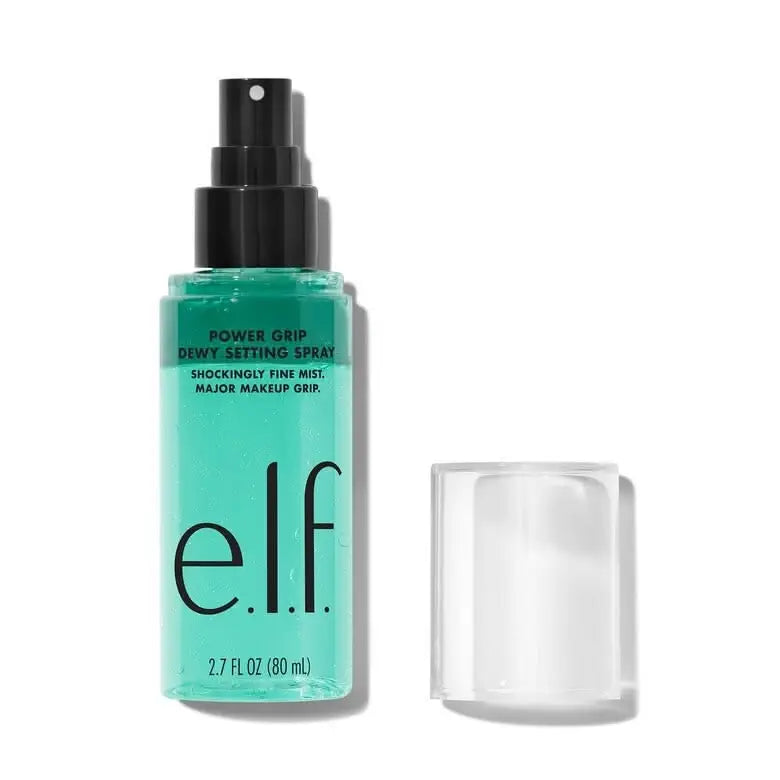 e.l.f. Power Grip Dewy Setting Spray on a white background