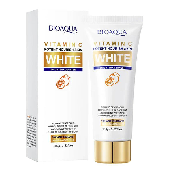 BIOAQUA Vitamin C White Brighten Oil Control Deep Cleansing Cleanser