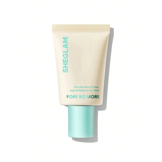 SHEGLAM Pore No More Primer beige tube with mint green cap