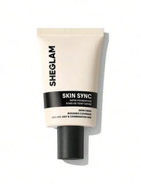 SHEGLAM Skin Sync Satin Foundation | Buildable Coverage for Dry, Oily & Combination Skin In Fair Shade