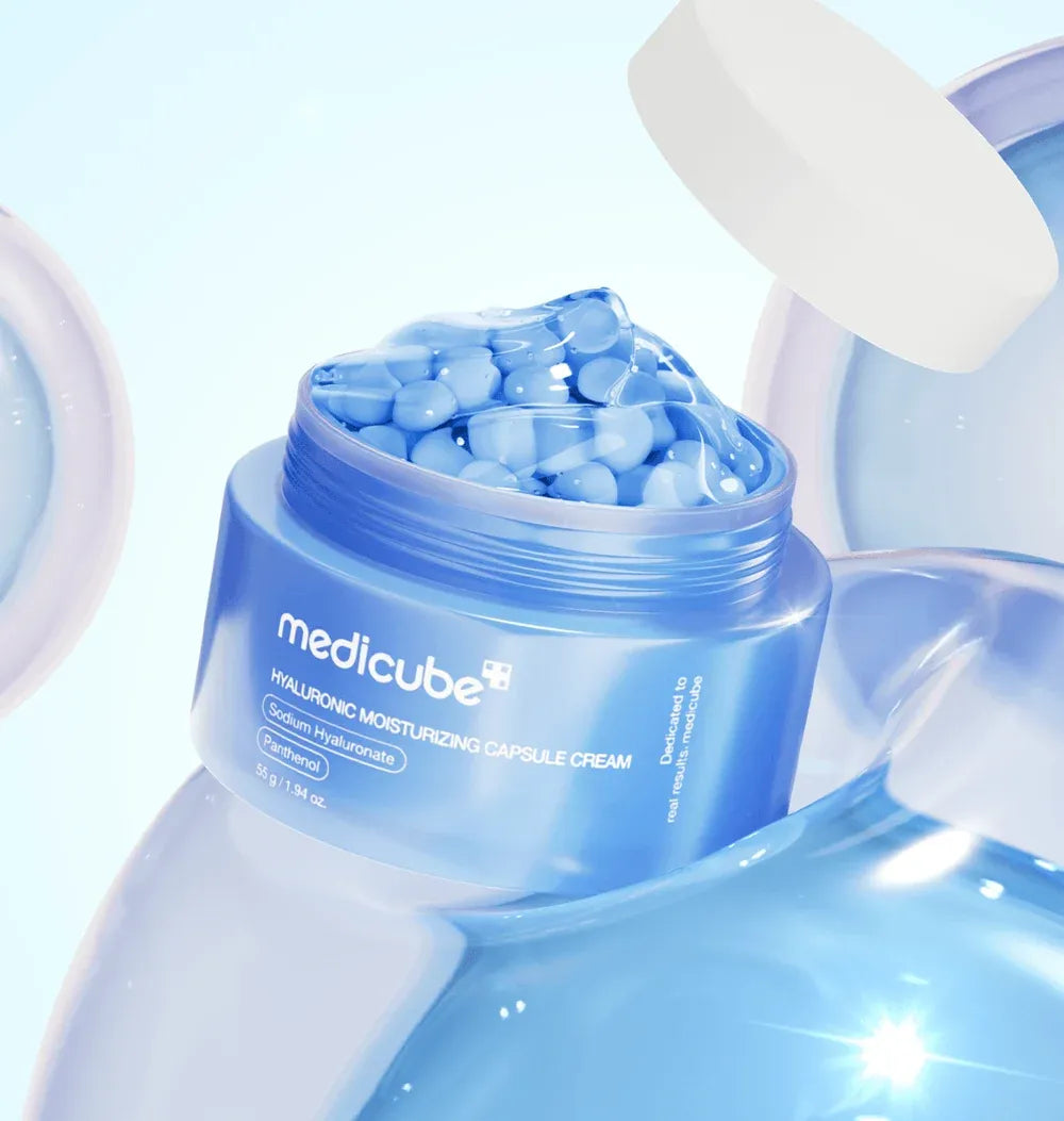 Medicube Hyaluronic Moisturizing Capsule Cream 55g | Sodium Hyaluronate + Panthenol