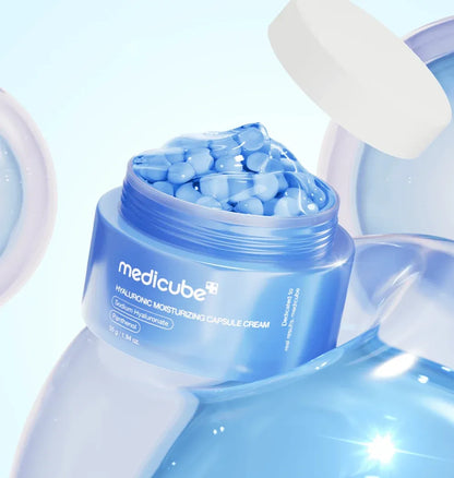Medicube Hyaluronic Moisturizing Capsule Cream 55g | Sodium Hyaluronate + Panthenol