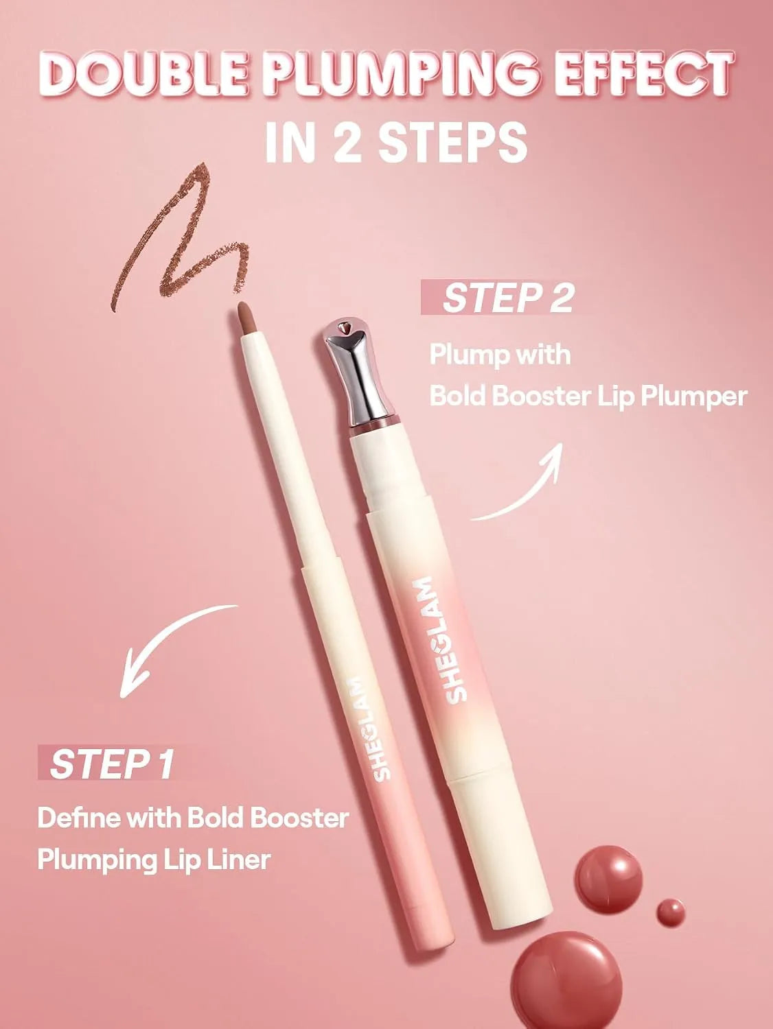 SHEGLAM Hydrating Lip Gloss | Cruelty-Free Plumping Peptides | Bundle of 8 Different Shades
