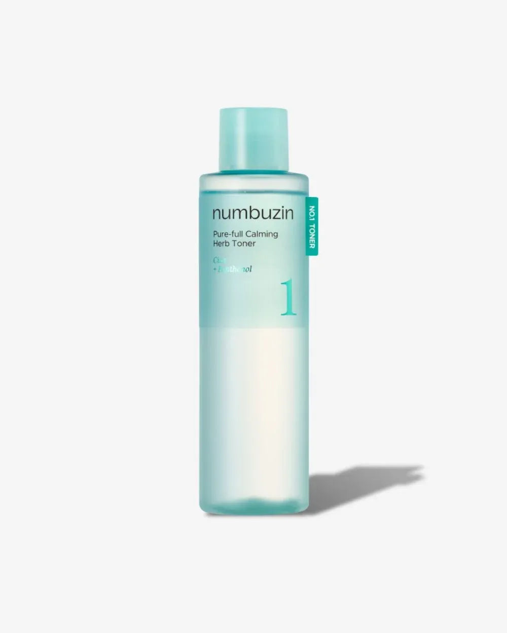 Numbuzin No.1 Pure-full Calming Herb Toner 300ml mint green bottle