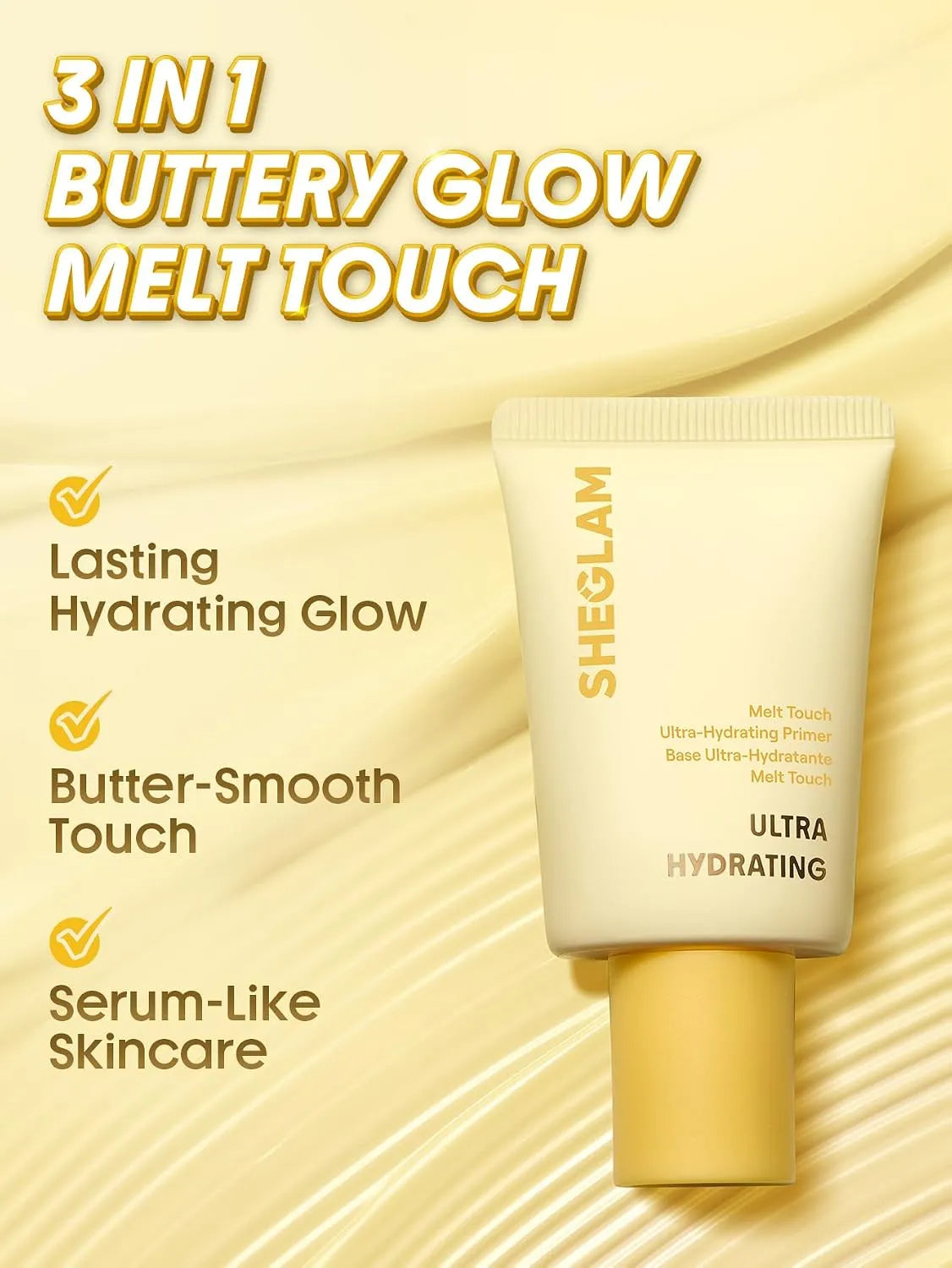 SHEGLAM Melt Touch Ultra-Hydrating Primer | Dewy Skin Base