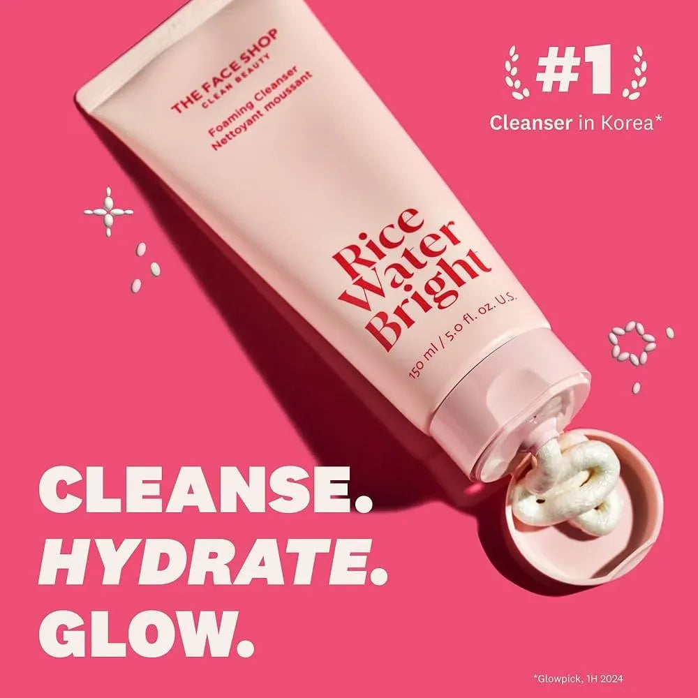 The Face Shop Rice Water Bright Foaming Cleanser 150ml