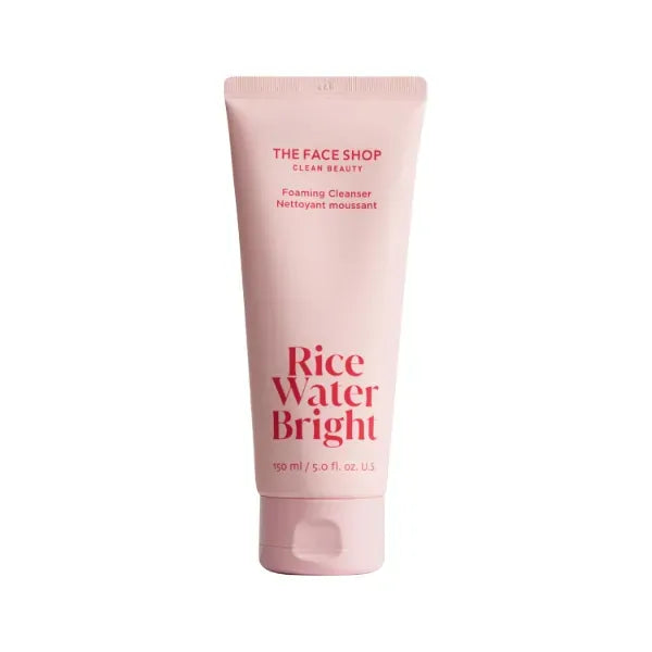 The Face Shop Rice Water Bright Foaming Cleanser 150ml tube