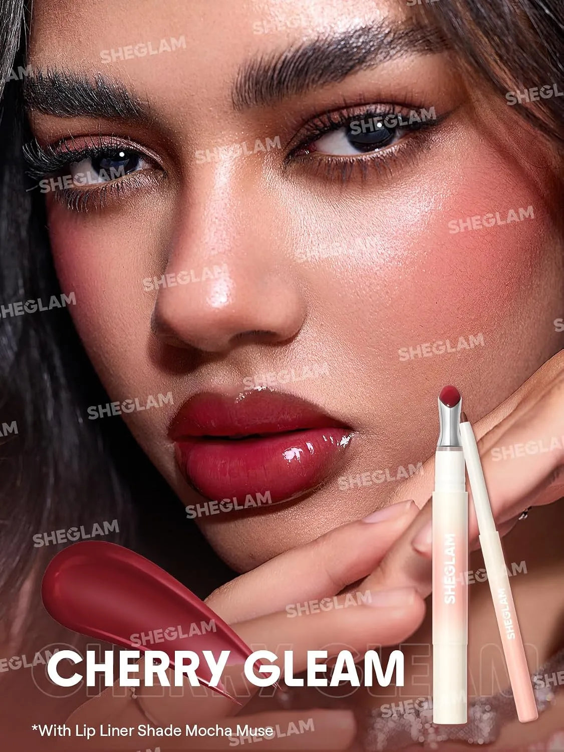 SHEGLAM Hydrating Lip Gloss | Cruelty-Free Plumping Peptides | Bundle of 8 Different Shades