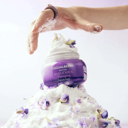 EQQUALBERRY Deep Cera Bakuchiol Plumping Capsule Cream 50ml