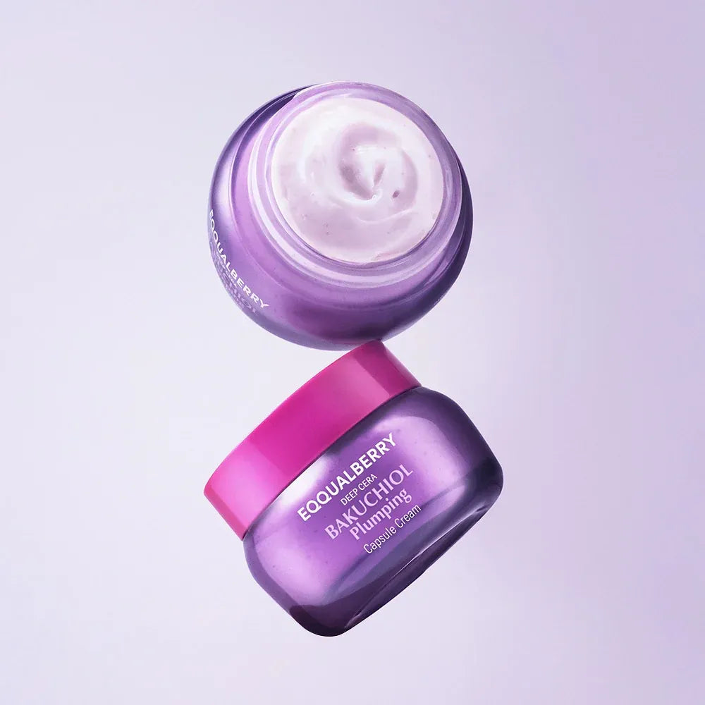 EQQUALBERRY Deep Cera Bakuchiol Plumping Capsule Cream 50ml