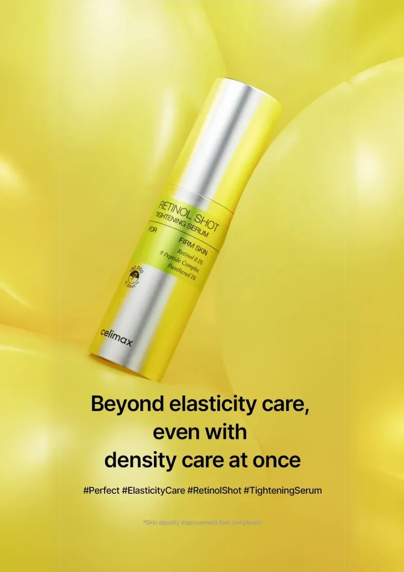 Celimax The Vita-A Retinol Shot Tightening Serum 30ml | Retinol 0.1% + 9 Peptide Complex