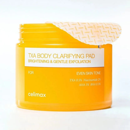 Celimax TXA Body Clarifying Pad tub with pads