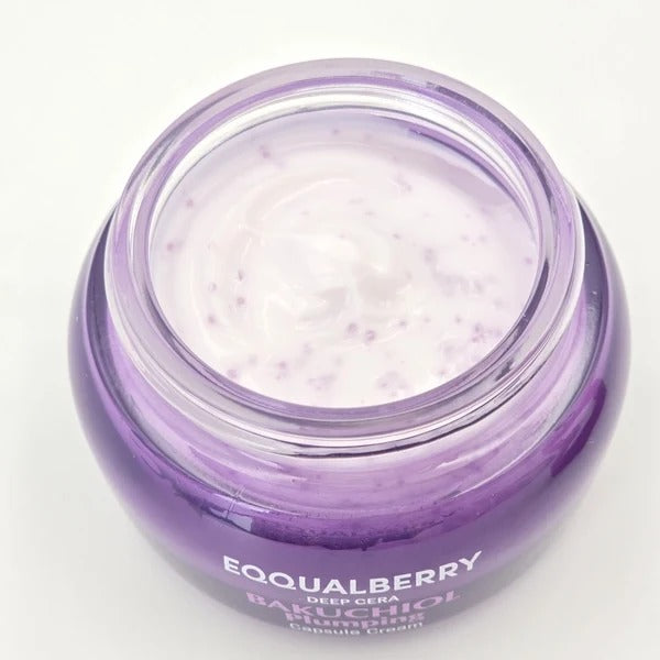 EQQUALBERRY Deep Cera Bakuchiol Plumping Capsule Cream 50ml