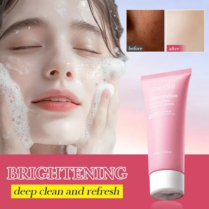 SADOER Watermelon Nicotinamide Facial Cleanser 100g | 40% Watermelon Extract