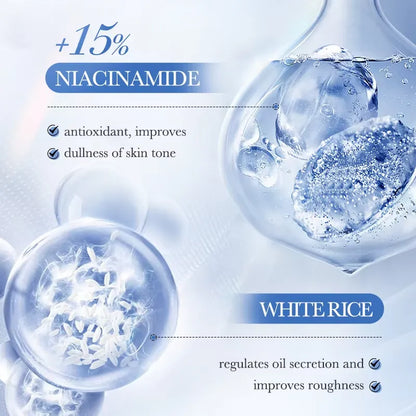 SADOER White Rice 15% Niacinamide Cleanser 100g | Deep Pore Brightening