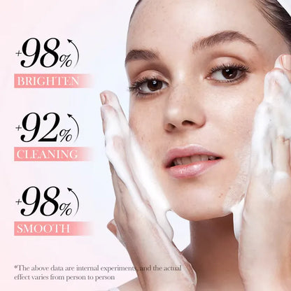 SADOER Coenzyme Q10 Double Amino Acid Cleanser Foam 120ml | With Brush