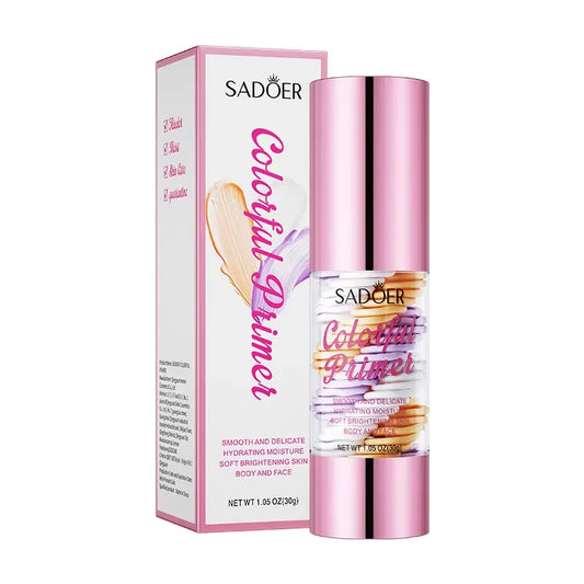 SADOER Colorful Primer 30g pink bottle with box