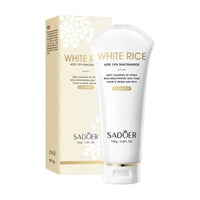 SADOER White Rice 15% Niacinamide Cleanser 100g | Deep Pore Brightening