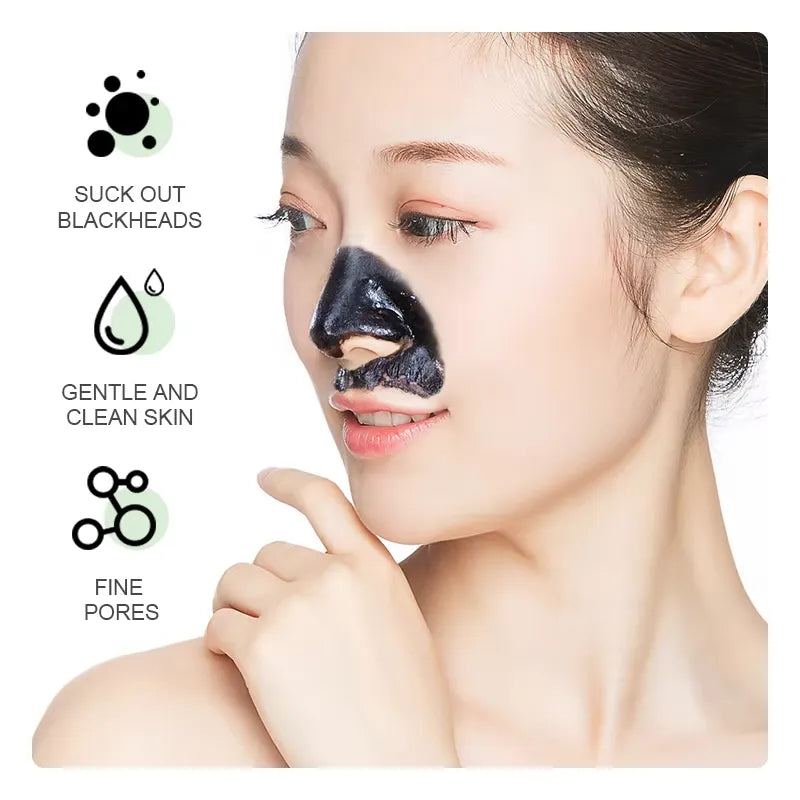 SADOER Bamboo Charcoal Black Mask | Deep Cleansing Blackhead Removal