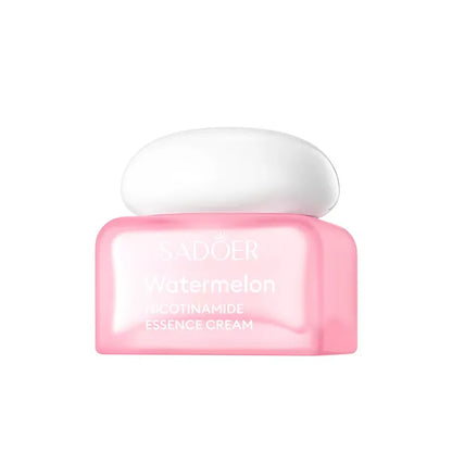 SADOER Watermelon Niacinamide Essence Cream pink jar