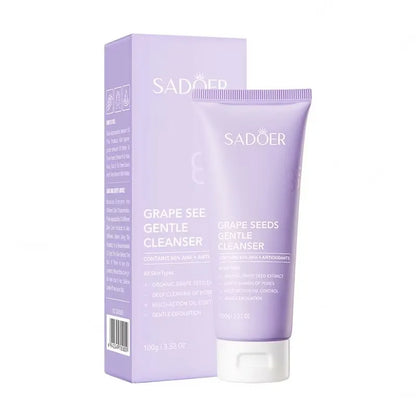 SADOER Grape Seeds Gentle Cleanser 100g purple tube with box