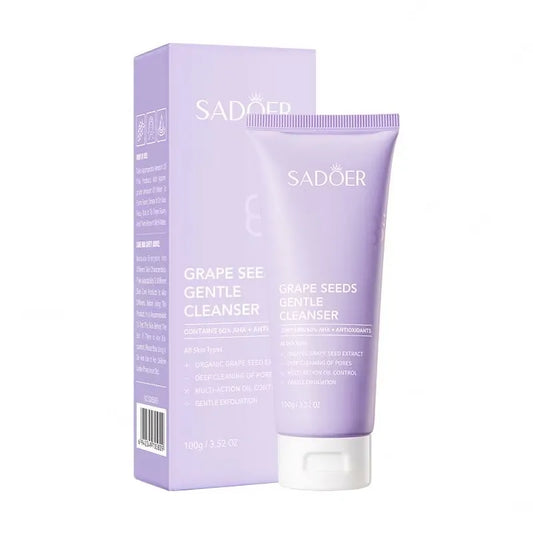 SADOER Grape Seeds Gentle Cleanser 100g purple tube with box