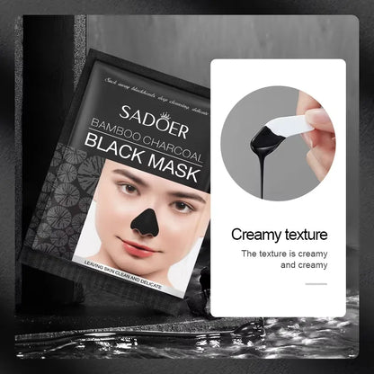 SADOER Bamboo Charcoal Black Mask | Deep Cleansing Blackhead Removal