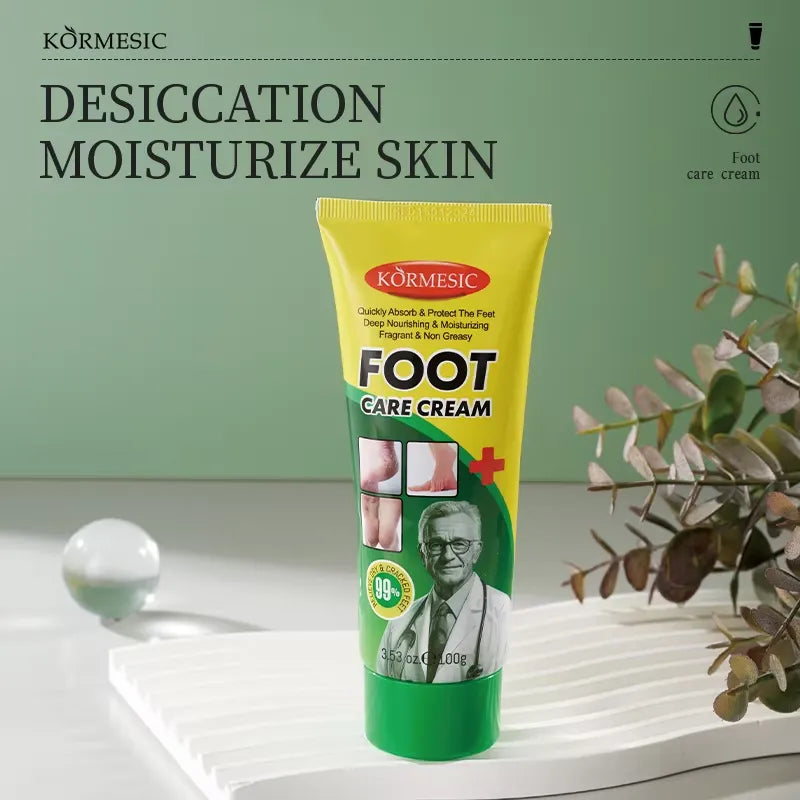 KORMESIC Foot Care Cream 100g | 99% Relieves Dry & Cracked Feet
