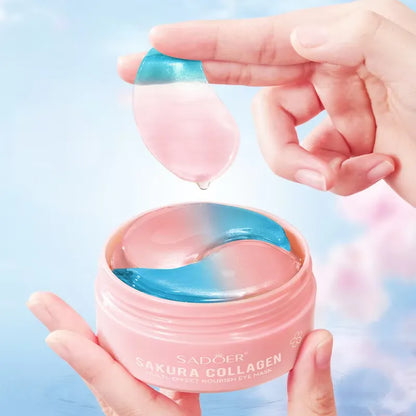 SADOER Collagen Sakura Multi-Effect Nourish Eye Mask | Firm & Brighten