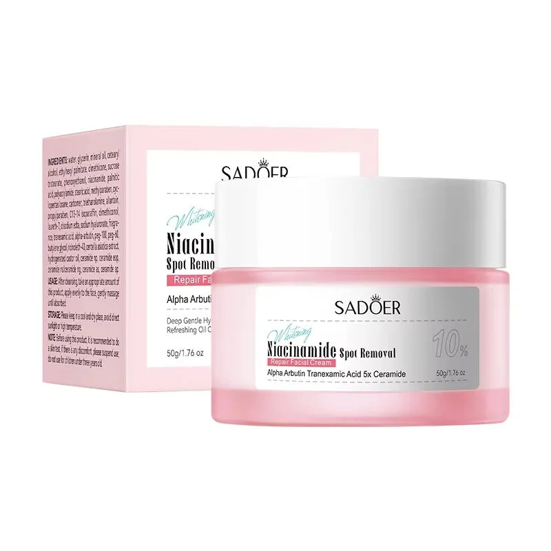SADOER 10% Niacinamide Spot Removal Repair Facial Cream 50g